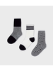 Mayoral 3 Pk Socks {Gry/Wht/Blk}