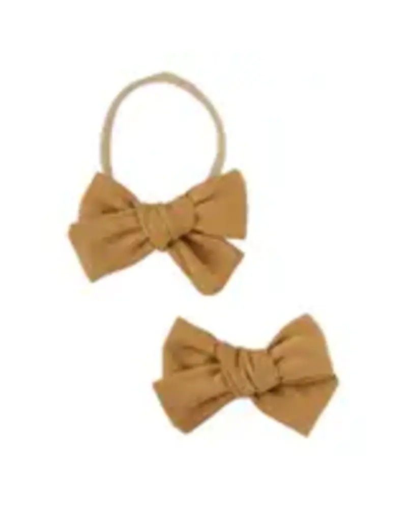 Mila and Rose Corduroy Bow Headband {4 Color Options}