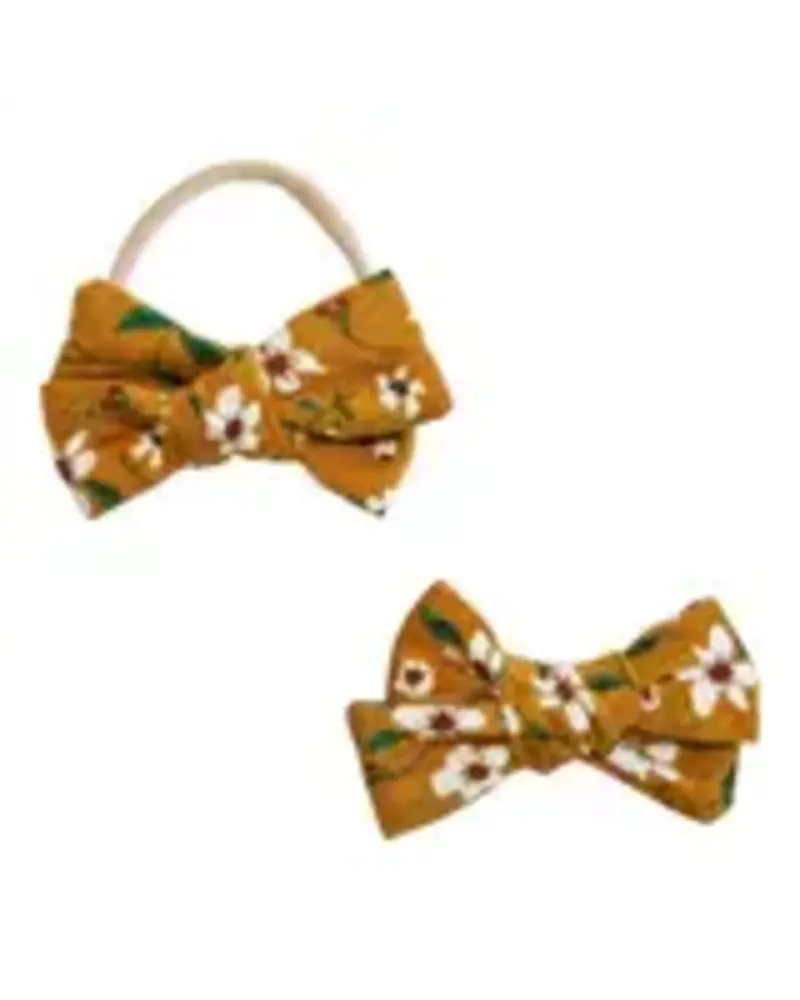 Mila and Rose Corduroy Bow Headband {4 Color Options}