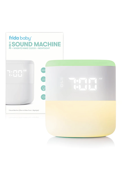 Fridababy 3-in-1 Sound Machine + When-To-Wake Clock + Nightlight