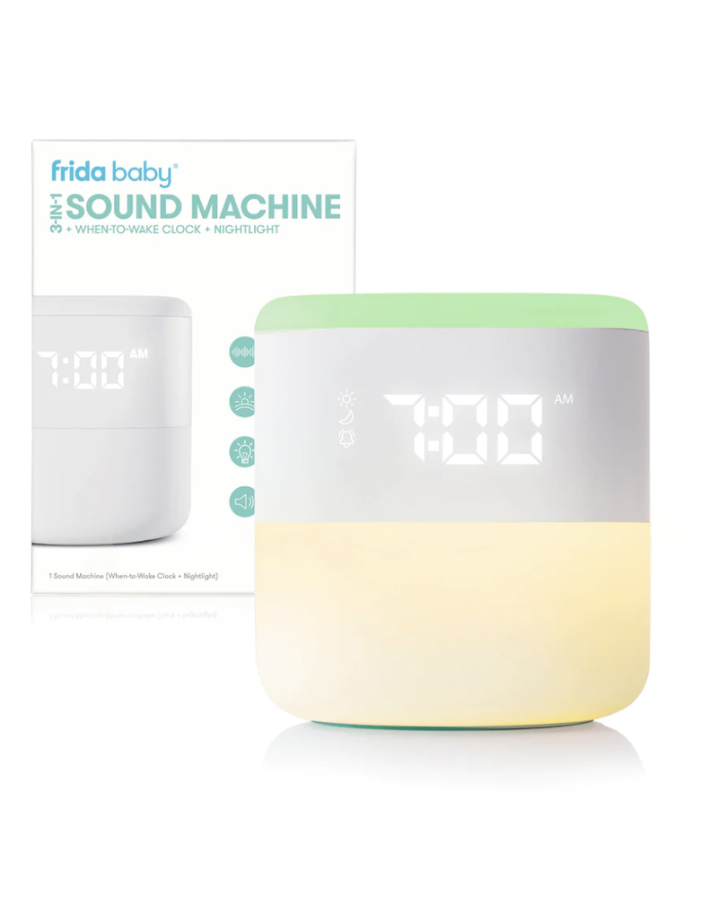 Fridababy 3-in-1 Sound Machine + When-To-Wake Clock + Nightlight
