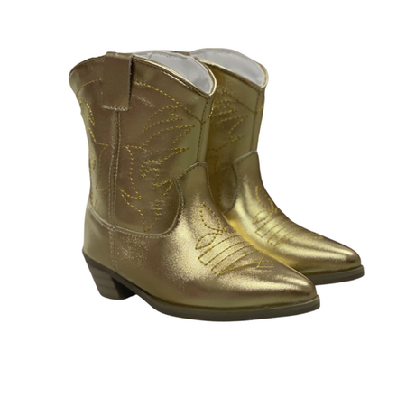 Blended Spirits Youth/Adult Metallic Booties {Gold}