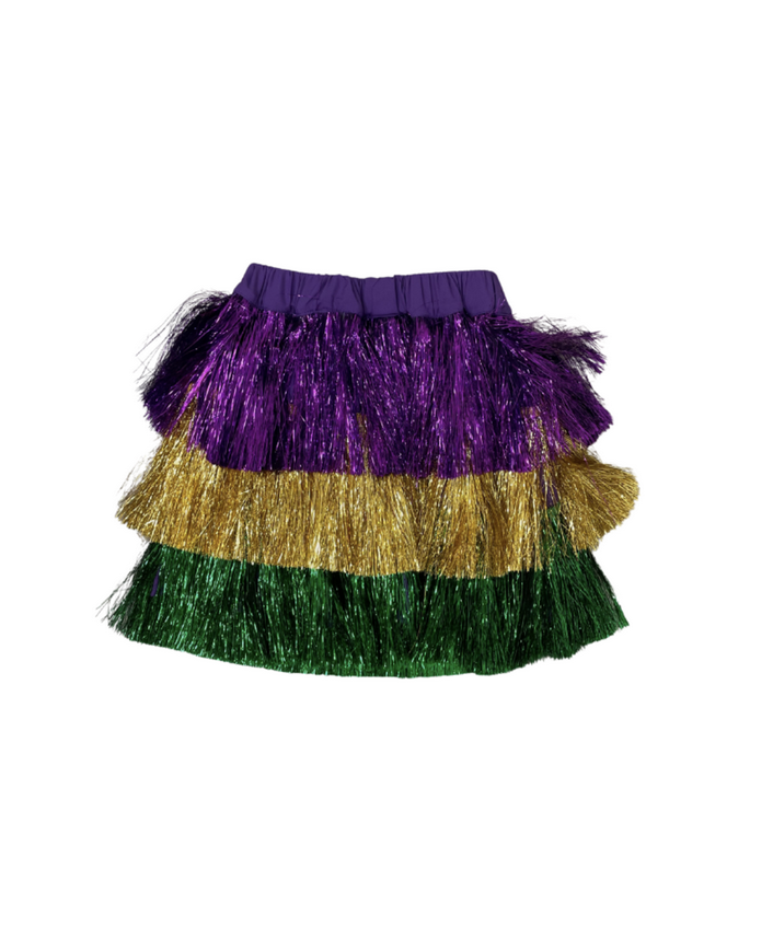 Fringe Mardi Gras Skirt {Multi}