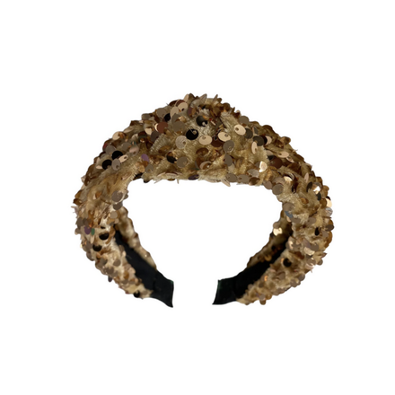 Mardi Gras Sequin Knot Headband {3 Color Options}