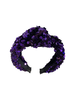 Mardi Gras Sequin Knot Headband {3 Color Options}
