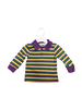 Blended Spirits Mardi Gras Striped Collared L/S {Prp/Grn/Ylw}