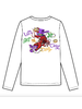 Belle Cher Mardi Gras Get Cray Modal L/S {White}