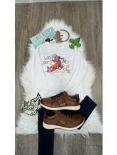 Belle Cher Mardi Gras Get Cray Modal L/S {White}