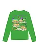 Belle Cher Mardi Gras Tractor Modal L/S {Green}