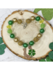 The Hair Bow Company Lucky U Horseshoe Necklace {Green}