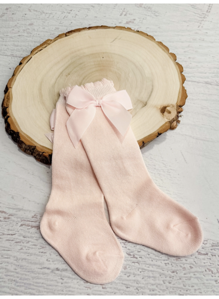 The Hair Bow Company Bow Socks {Light Pink}