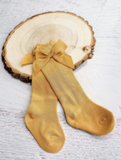 The Hair Bow Company Bow Socks {Yellow}