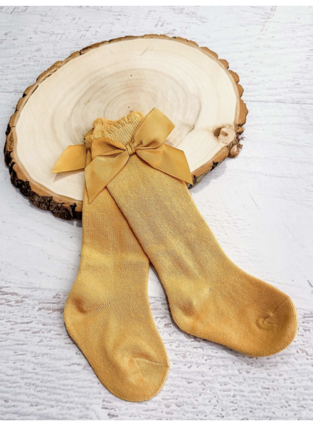 The Hair Bow Company Bow Socks {Yellow}