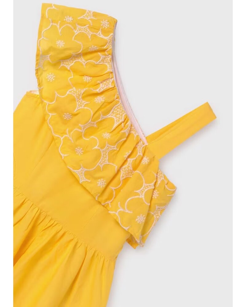 Mayoral Asymmetrical Dress {Yellow} S24