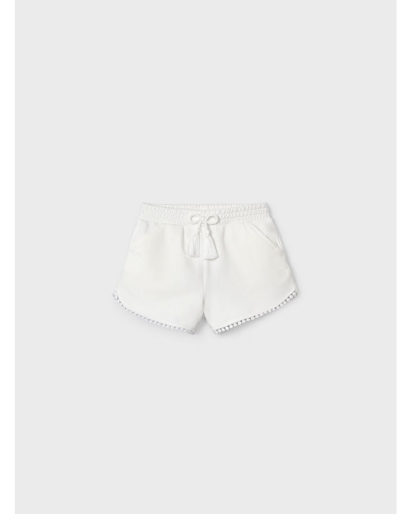 Mayoral Chenille Shorts {White}