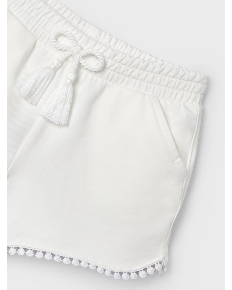 Mayoral Chenille Shorts {White}