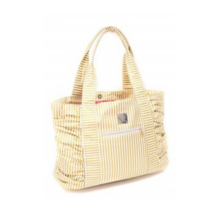 Bella Tunno Carry-All Diaper Bag/Tote{Gold Metallic Stripe} Gold Metallic Stripe
