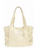 Bella Tunno Carry-All Diaper Bag/Tote{Gold Metallic Stripe} Gold Metallic Stripe