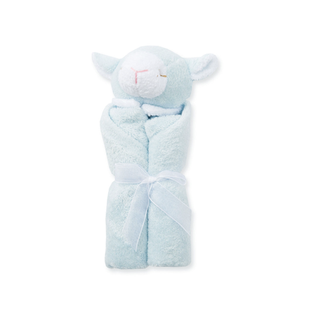 Angel Dear Lamb Blankie {Light Blue}