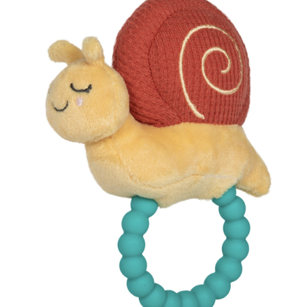 Skippy Snail Teether Rattle