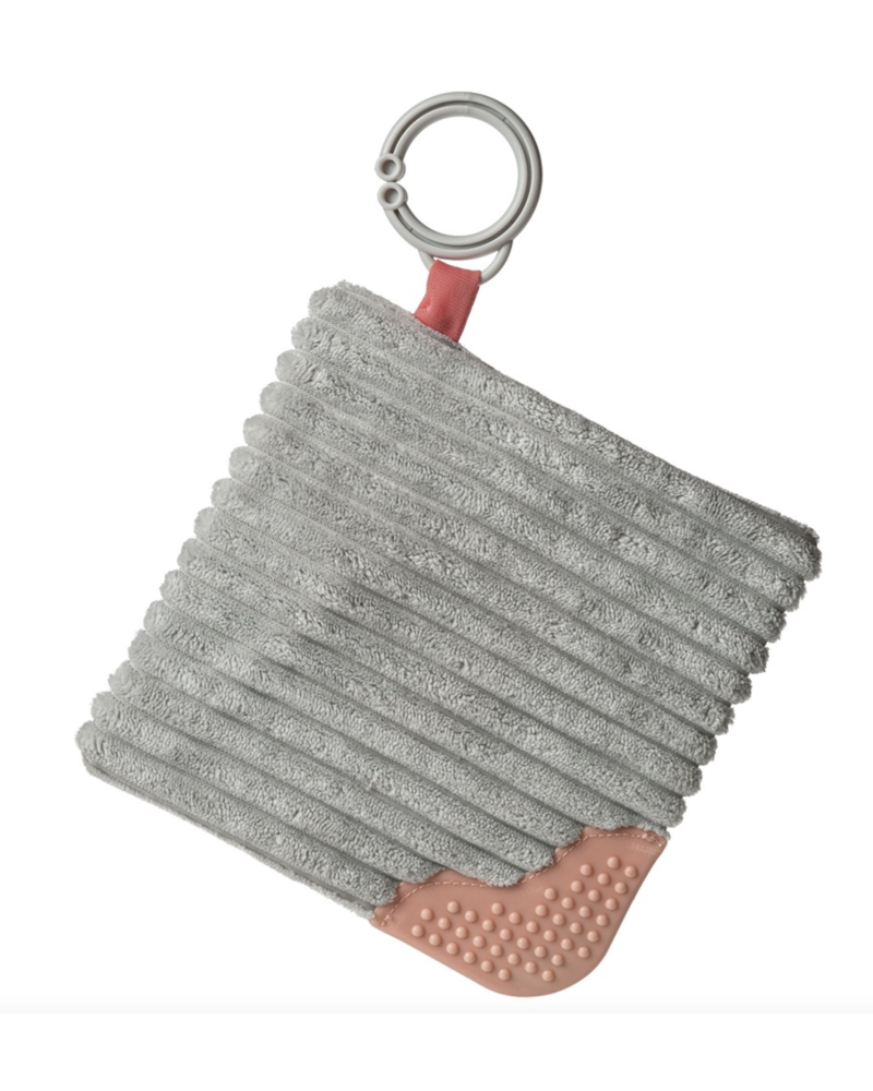 Jewel Hippo Crinkle Teether