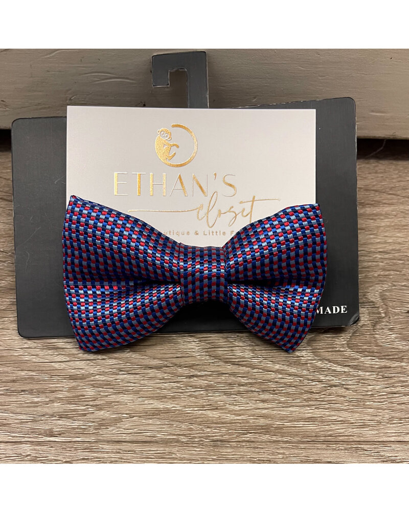 Bow Tie 98 {Royal/Navy/Carolina/Red Gingham}