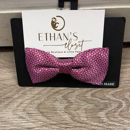 Bow Tie [Fuschia/Lavender Kaleidoscope}