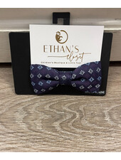 Bow Tie {Dk. Navy/Royal Purple Flower Print}