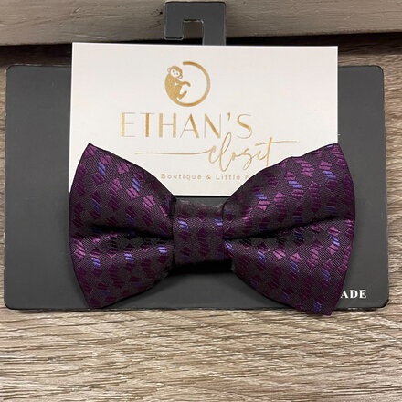 Bow Tie {Purple/Lavendar Print}