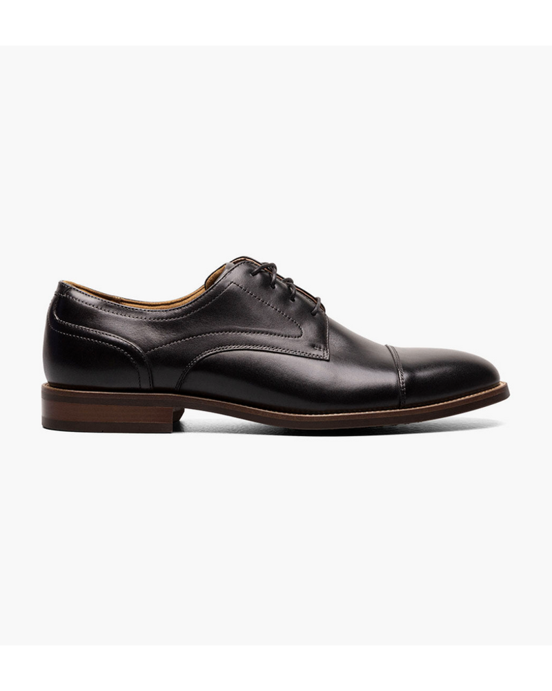 Florsheim Rucci Cap Toe Oxford Jr. {Black 001}