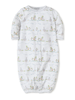 Noah's Print Convertible Gown {Light Blue}