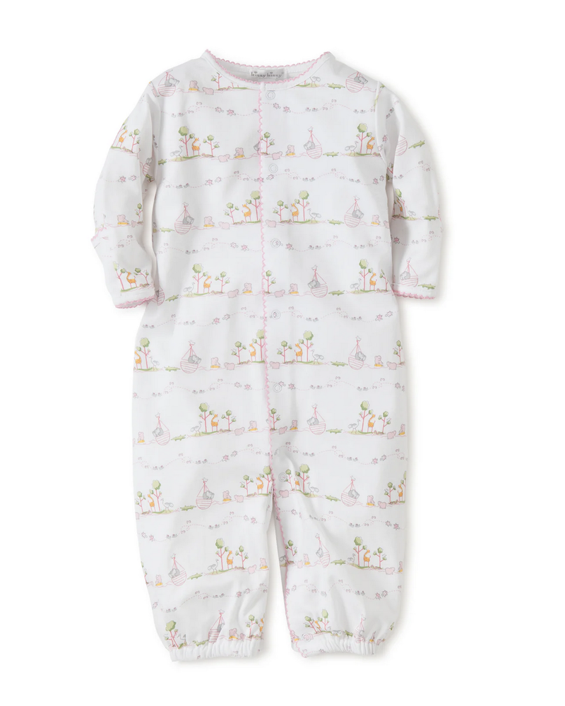Noah's Print Convertible Gown {Pink}