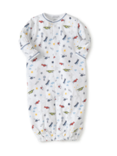 Aviator Print Convertible Gown {Blue}