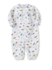 Aviator Print Convertible Gown {Blue}