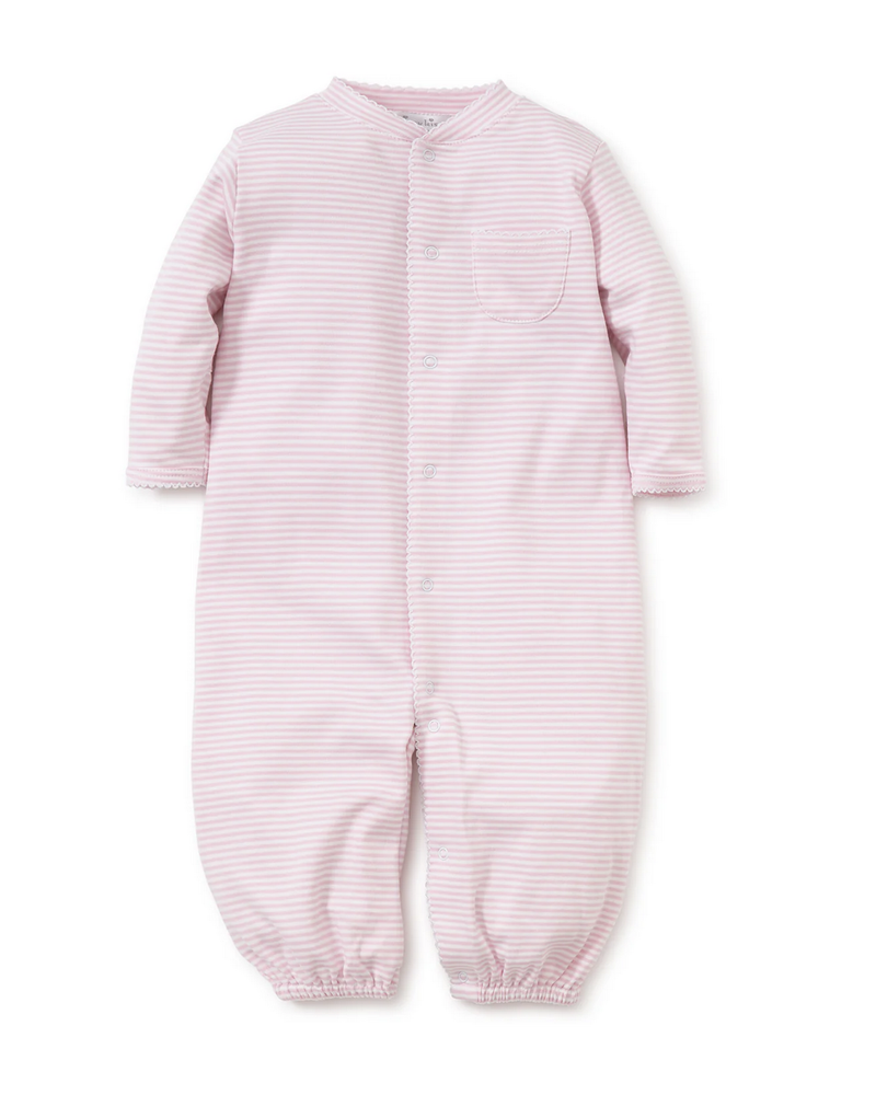 Stripes Convertible Gown {Wht/Pink}
