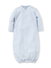 Stripes Convertible Gown {Wht/Lt.Blue}