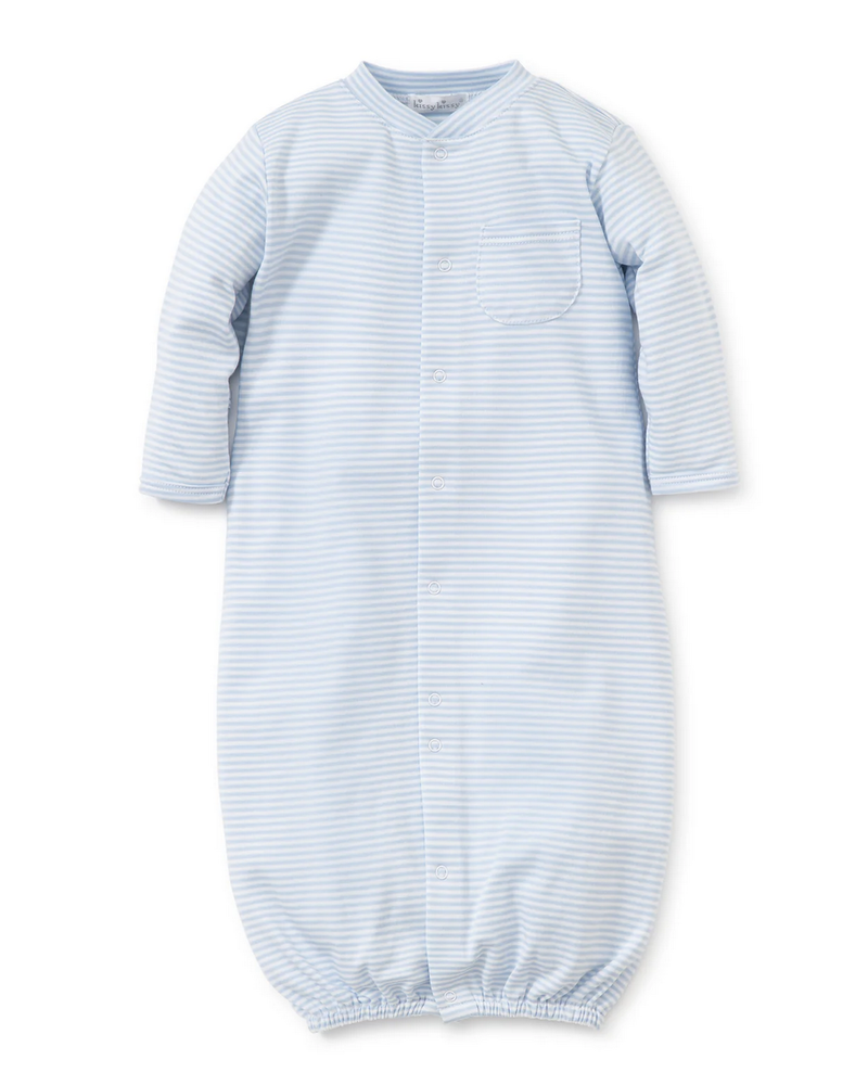 Stripes Convertible Gown {Wht/Lt.Blue}
