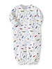 Aviator Print Convertible Gown {Blue}