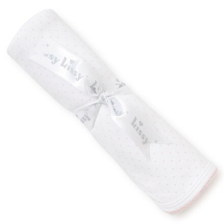 Dots Print Blanket {White/Pink}