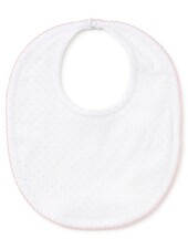 Dots Print Bib {White/Pink}