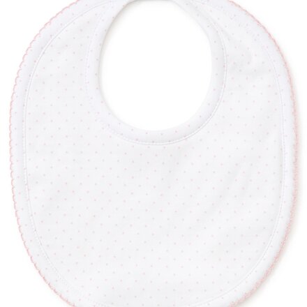 Dots Print Bib {White/Pink}