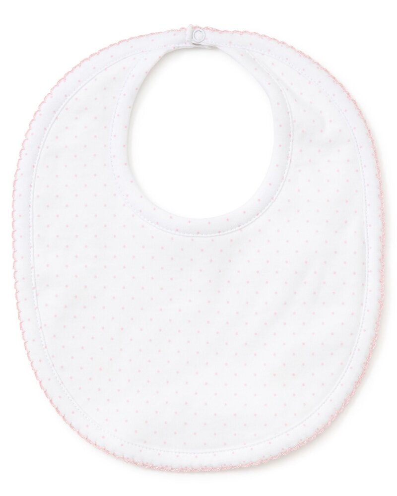 Dots Print Bib {White/Pink}