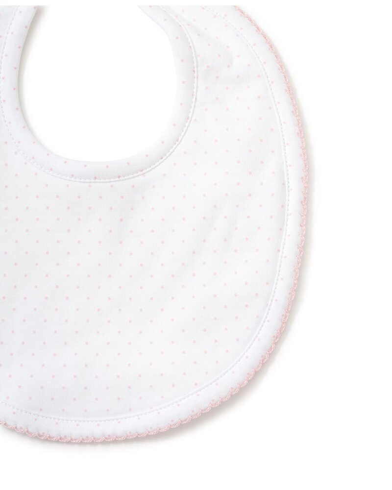 Dots Print Bib {White/Pink}
