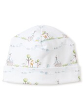 Noah's Print Hat {Light Blue} Newborn