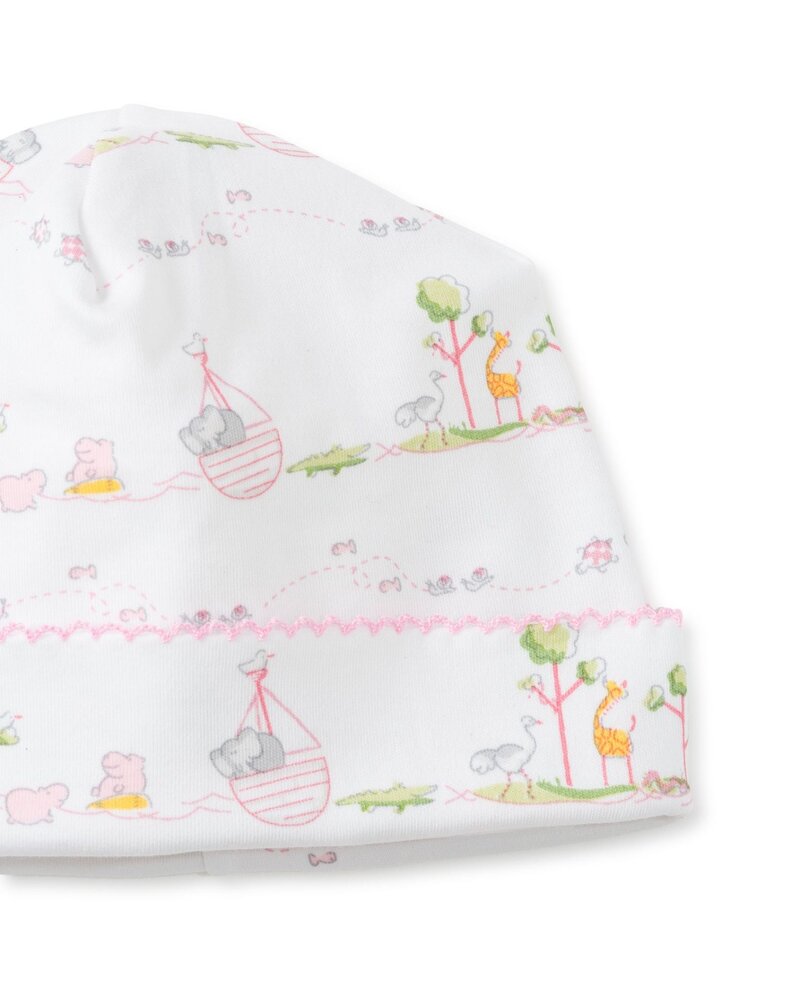 Noah's Print Hat {Pink} Newborn
