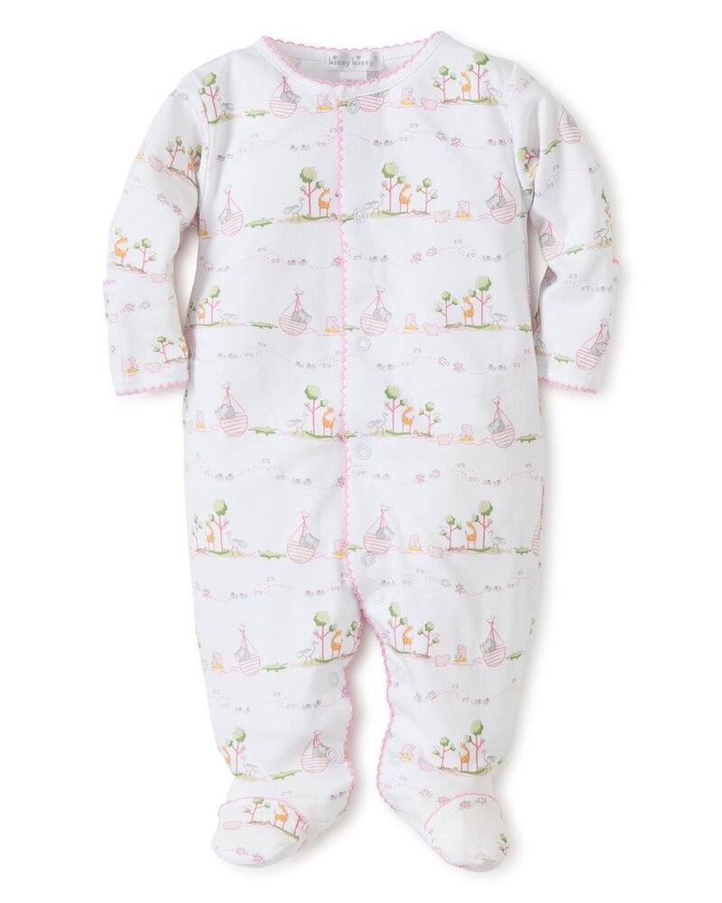 Noah's Print Convertible Gown {Pink}