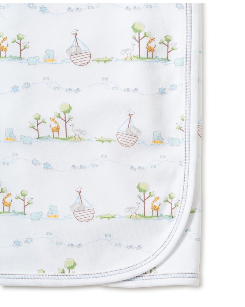Noah's Print Blanket {Light Blue}