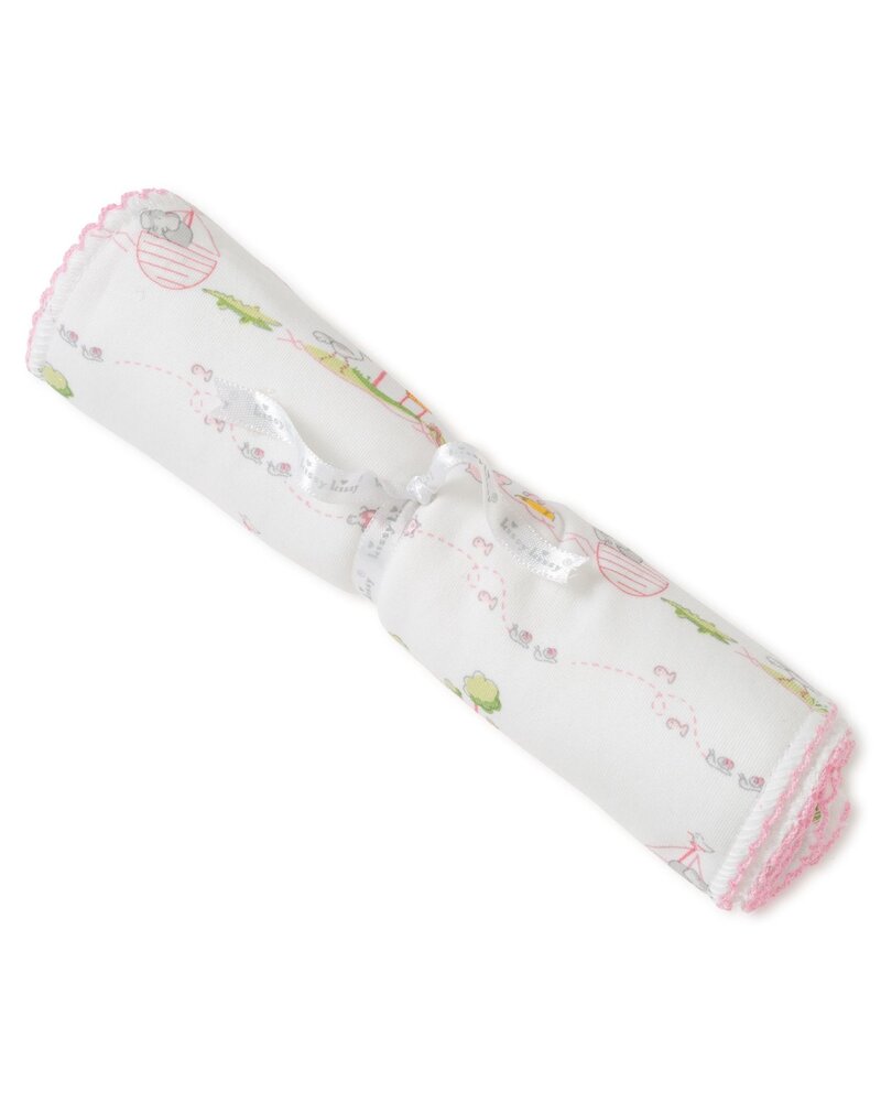 Noah's Print Burp {Pink}