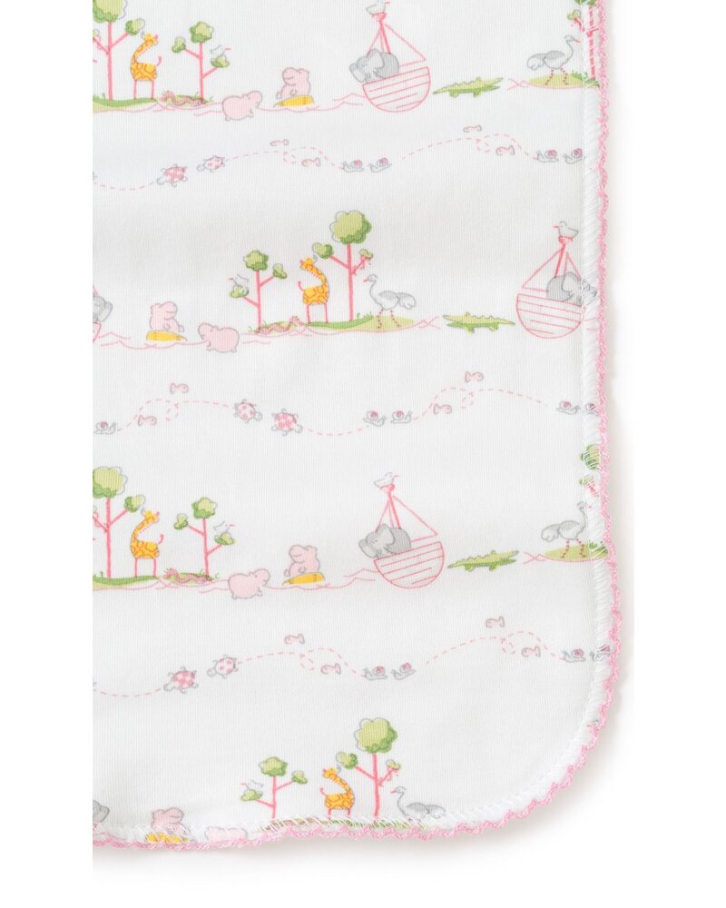 Noah's Print Burp {Pink}