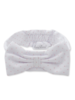 Dots Bow Headband {White/Pink} One Size